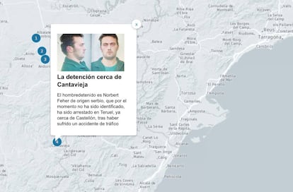 <a href="https://politica.elpais.com/politica/2017/12/15/actualidad/1513336329_951098.html">INTERACTIVO | El rastro de Norbert Feher sobre el mapa</a>