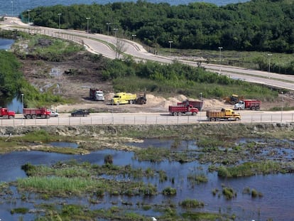 La zona de manglar afectado el desarrollo turísitico