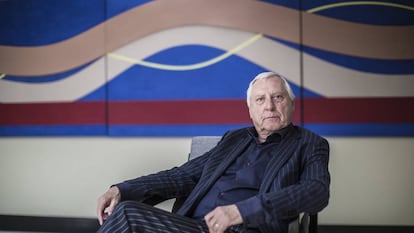 Peter Greenaway, en un hotel de CIudad de México