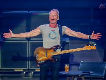 Sting, anoche en Ifema (Madrid) en el festival en el Christmas by Starlite.