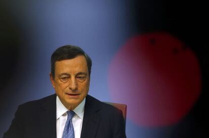 Mario Draghi, presidente del BCE. 