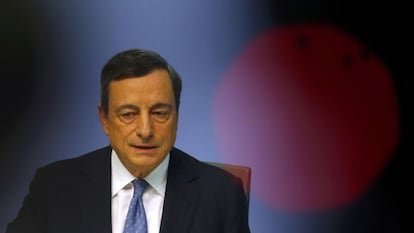 Mario Draghi, presidente del BCE. 