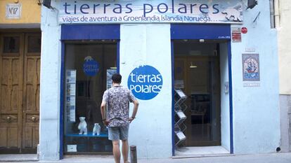 La agencia de viajes Tierras Polares, situada en la calle Cava Alta, 17 (Centro).