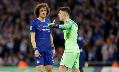 Kepa se niega a ser sustituido, junto a David Luiz.