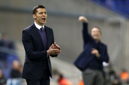 Galca, durante el partido frente a la Real Sociedad.