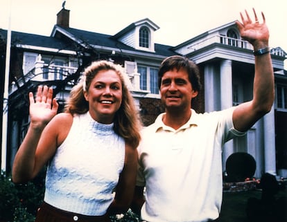 Kathleen Turner y Michael Douglas
