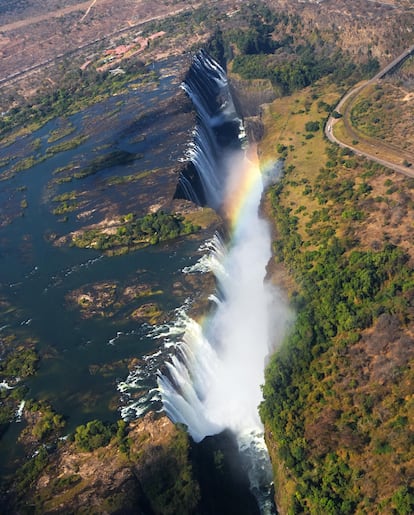 El humo que truena es como se conoce popularmente a las cataratas Victoria.