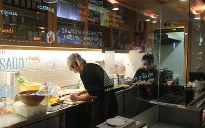 En Los Palillos los camareros son andaluces y los cocineros, japoneses.