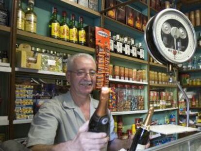 Un comercio tradicional en Barcelona.