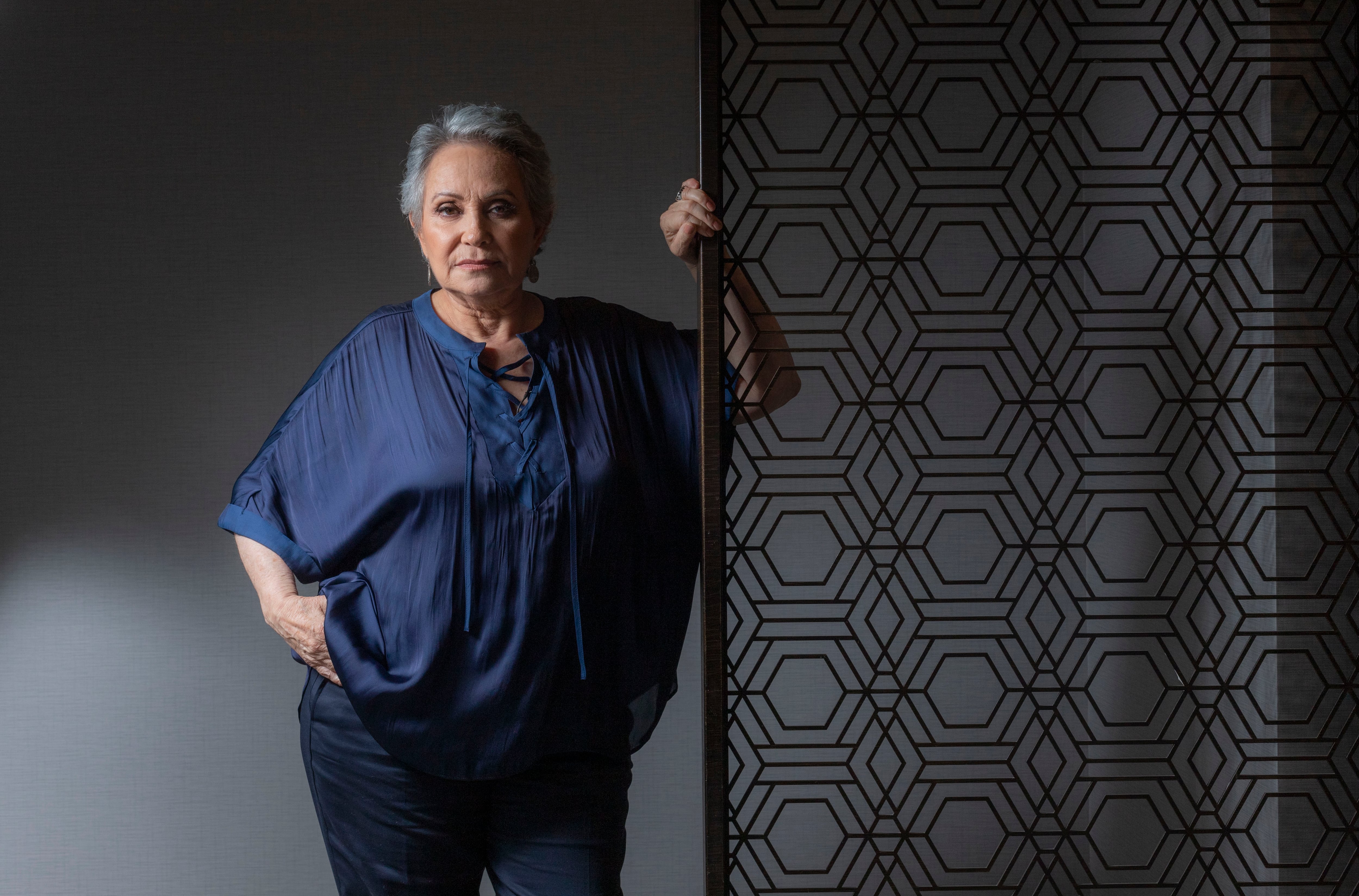 Adriana Barraza, en Ciudad de México el 24 de mayo.