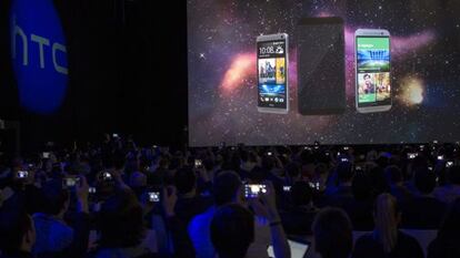 Presentació del nou HTC One amb motiu del Mobile World Congress.