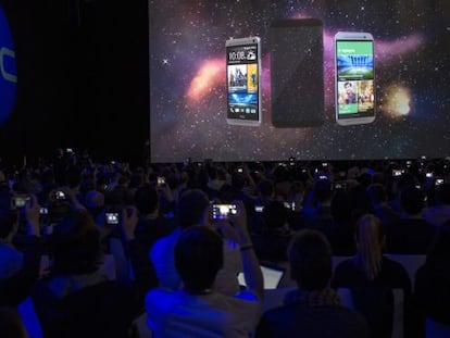 Presentació del nou HTC One amb motiu del Mobile World Congress.