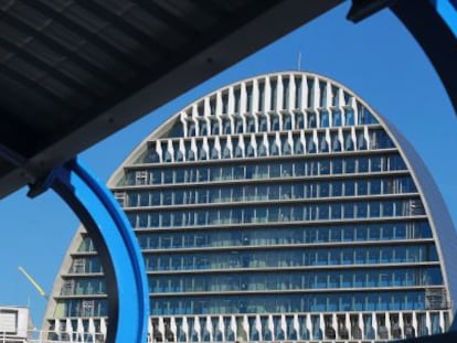 Edificio de La Vela de BBVA, sede operativa de Madrid