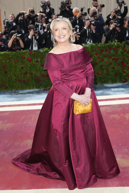 Hillary Clinton, en la gala del Museo Metropolitano de Nueva York celebrada el 2 de mayo de 2022.