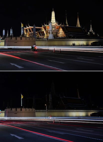 El Gran Palacio en Bangkok (Tailandia).