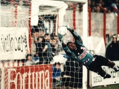 Wilfred Agbonavbare, exportero del Rayo Vallecano.