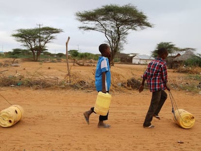 Refugiados del campo Dadaab, en Nairobi (Kenia).