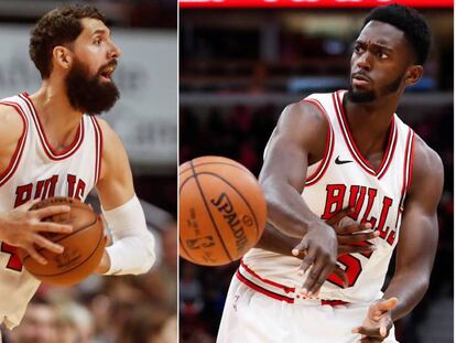 Nikola Mirotic y Bobby Portis.