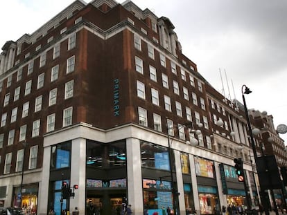 Edificio de Pontegadea en Londres, en Oxford Street, donde está una de las tiendas de Primark