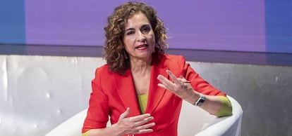 La ministra de Hacienda, María Jesús Montero.