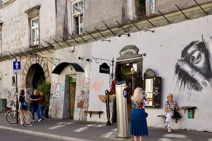 Una de las calles de Kazimierz, el histrico barrio judo de Cracovia.