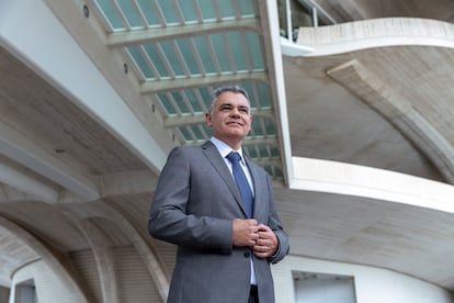 José Manuel Cabrera, presidente de la asociación de inspectores educativos, Adide, el 18 de noviembre en Valencia.