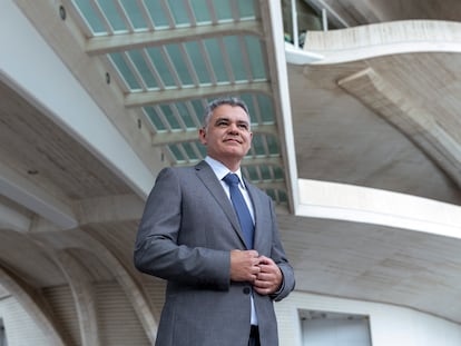 José Manuel Cabrera, presidente de la asociación de inspectores educativos, Adide, el 18 de noviembre en Valencia.