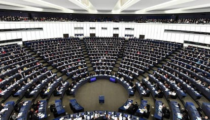 El Parlamento Europeo, durante una sesión plenaria.