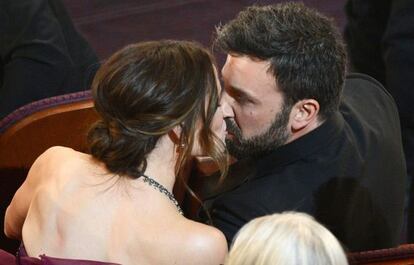 La pareja el día en que él ganó un Oscar.