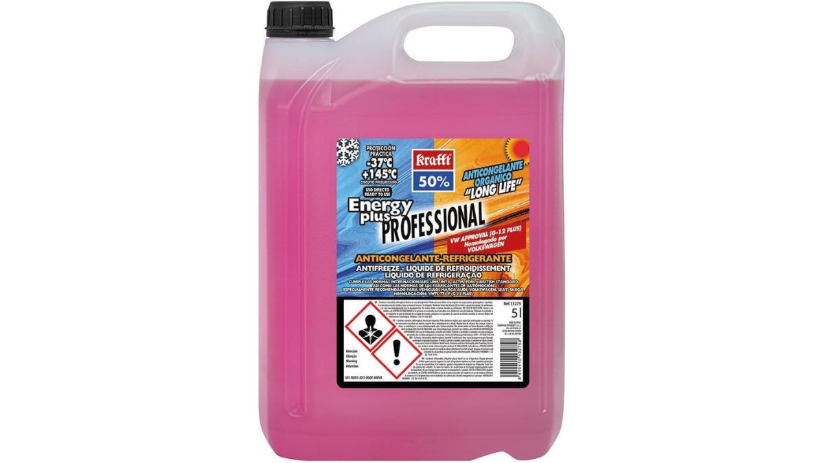 Líquido anticongelante de 5 litros.