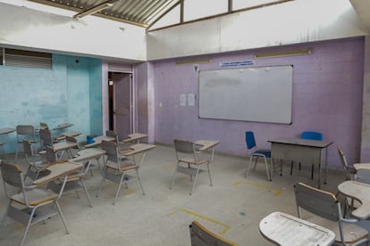 Un salón del colegio Julio César Turbay.