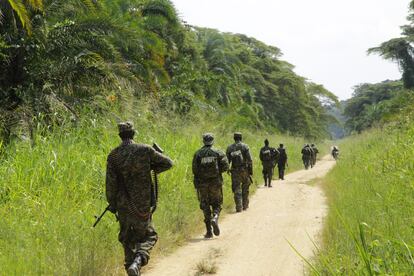 Soldados de República Democrática del Congo (RDC) en una imagen de archivo.