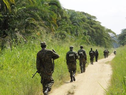 Soldados de República Democrática del Congo (RDC) en una imagen de archivo.