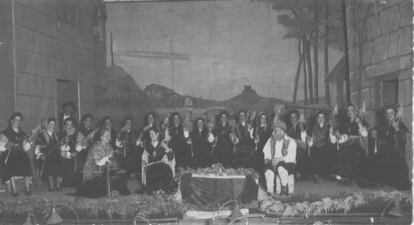 Coro de fiadeiras de A lenda de Montelongo.