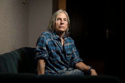 Eileen Myles, el sábado pasado en el Hotel Balmoral de Barcelona.