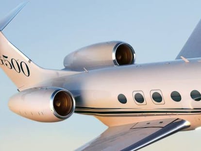 El avión Gulfstream G500 tiene una autonomía de vuelo de 9.800 kilómetros.