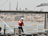 Instalaciones petrolíferas de la isla de Karg, en Irán.