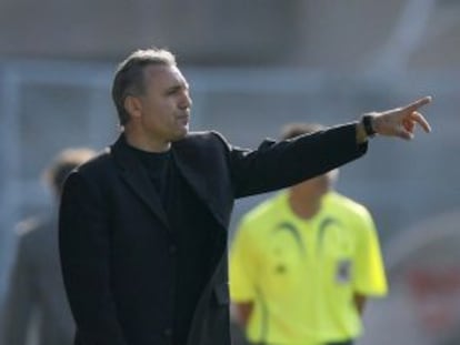 Stoichkov, en 2007 como entrenador del Celta.