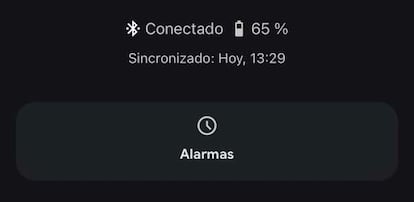 Alarmas en la Google Fitbit Air