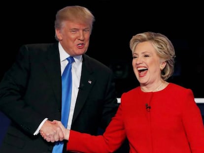 Trump vs Clinton: ¿Cómo sería un debate 'a la americana' en España?