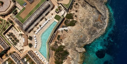 Vista del hotel Six Senses Ibiza.