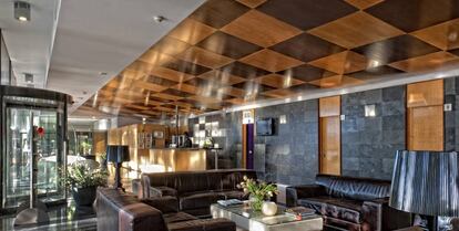 Interior del Hotel Best Western Alfa Aeropuerto, situado al lado del aeródromo de El Prat (Barcelona).