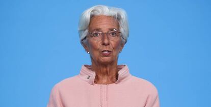 La presidenta del BCE, Christine Lagarde