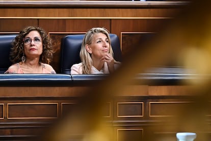 María Jesús Montero y Yolanda Díaz