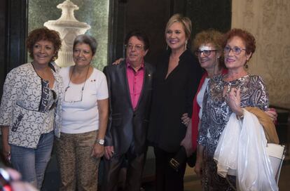 La periodista valenciana antes del homenaje que recibió en Valencia.