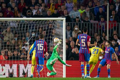 La jugada del gol del Cádiz.