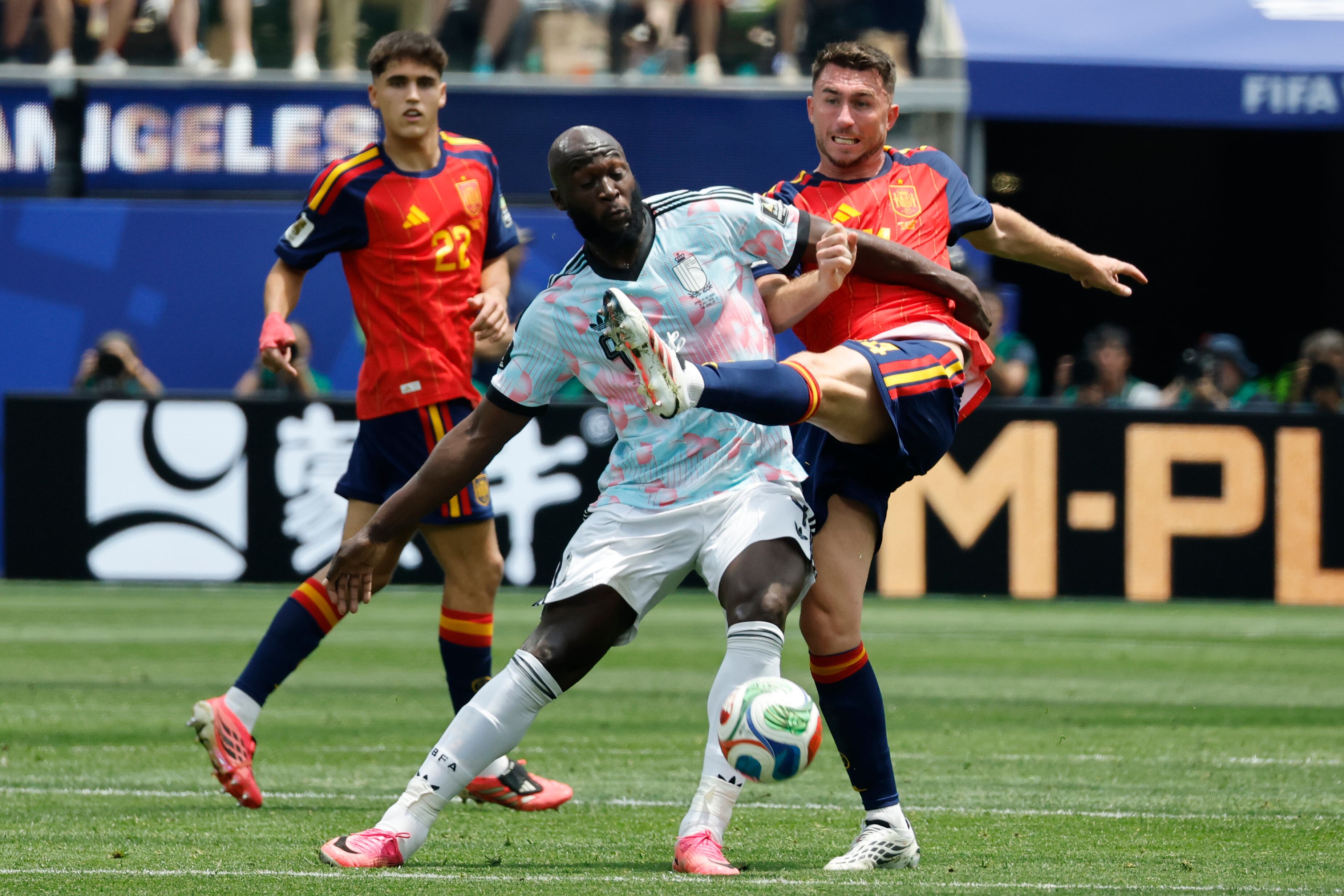 España - Bélgica, el partido de cuartos del Mundial en imágenes