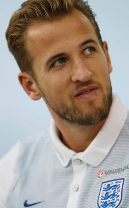 Harry Kane, delantero de la selección inglesa.