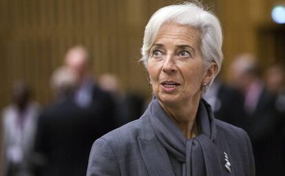 Christine Lagarde, directora del FMI