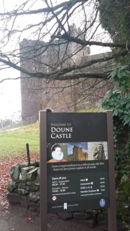 Doune Castle es Castle Leoch en 'Outlander'.